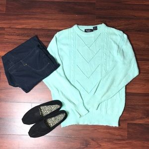 Ocean Blue Sweater, EUC, 20W